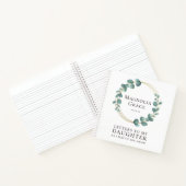 Brieven aan mijn dochter Eucalyptus Gold Foil Notitieboek (Binnen)