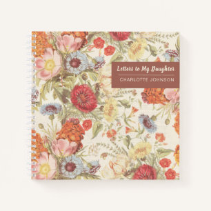 Brieven aan mijn dochter  Flowers Keepslag Notitieboek