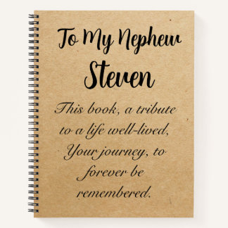 Brieven aan mijn dochter, gepersonaliseerd notitie notitieboek