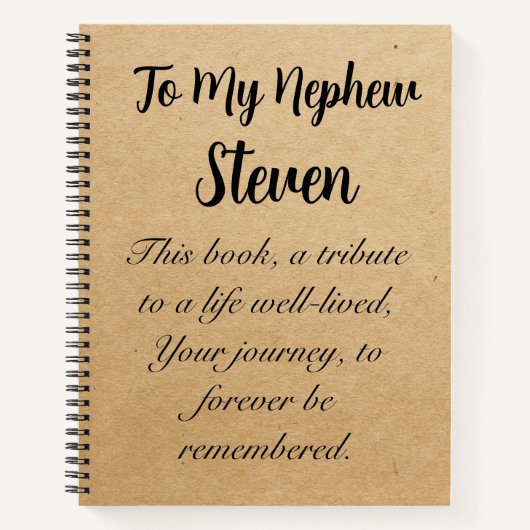 Brieven aan mijn dochter, gepersonaliseerd notitie notitieboek (Voorkant)