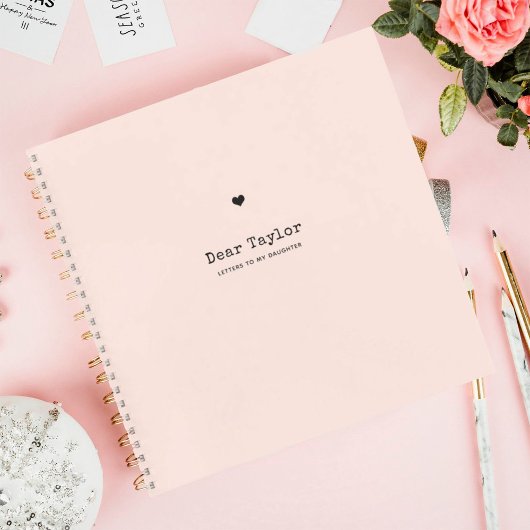 Brieven aan mijn dochter | Keepsake Memory Pink Notitieboek