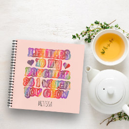 Brieven aan mijn dochter kleurrijke Keepsake geheu Notitieboek