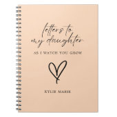 Brieven aan mijn dochter Modern Scripts Notitieboek (Voorkant)