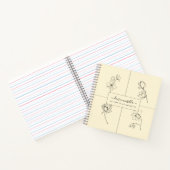 Brieven aan mijn dochter moderne eenvoudige bloeme notitieboek (Binnen)