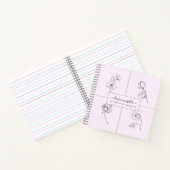 Brieven aan mijn dochter moderne eenvoudige bloeme notitieboek (Binnen)