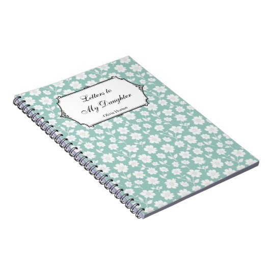 Brieven aan mijn dochterjournaal Uniek Baby shower Notitieboek (Rechterzijde)