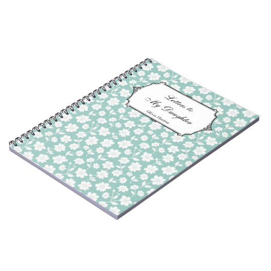 Brieven aan mijn dochterjournaal Uniek Baby shower Notitieboek (Linkerzijde)