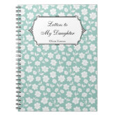 Brieven aan mijn dochterjournaal Uniek Baby shower Notitieboek (Voorkant)