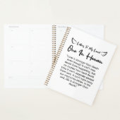 Brieven aan mijn geliefde in de hemel planner (Display)