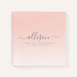 Brieven aan mijn kleindochter Keepsake Memory Pink Notitieboek