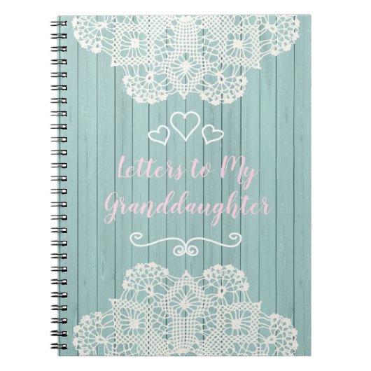  brieven aan mijn kleindochter notitieboek (Voorkant)