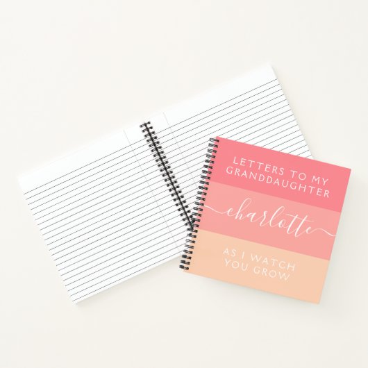 Brieven aan mijn kleindochter terwijl ik je zie gr notitieboek (Binnen)