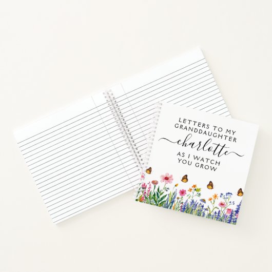 Brieven aan mijn kleindochter terwijl ik je zie gr notitieboek (Binnen)