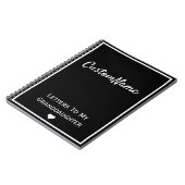 Brieven aan mijn kleindochtersjournaal notitieboek (Linkerzijde)