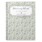 Brieven aan mijn kleine meisje Elegant Nieuwe Moed Notitieboek (Voorkant)