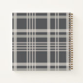 Brieven aan mijn kleinzoon Buffalo Plaid Wood Foto Notitieboek (Achterkant)
