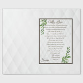 Brieven aan mijn man cadeaupapier (Vlak)