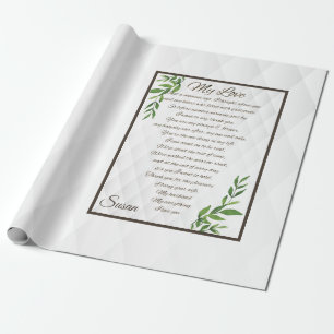 Brieven aan mijn man cadeaupapier