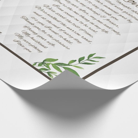 Brieven aan mijn man cadeaupapier (Hoek)