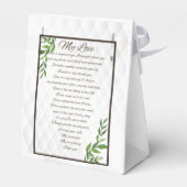 Brieven aan mijn man houden van elegant bedankdoosjes (Achterkant)