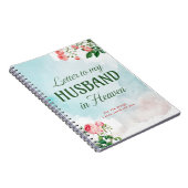 Brieven aan mijn man in de hemel notitieboek (Rechterzijde)