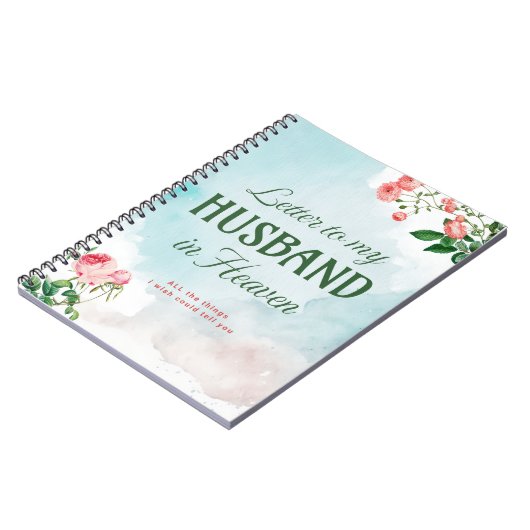 Brieven aan mijn man in de hemel notitieboek (Linkerzijde)