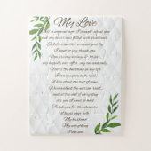 Brieven aan mijn man legpuzzel (Verticaal)