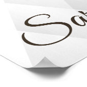 Brieven aan mijn man-liefde elegante luxe poster (Hoek)