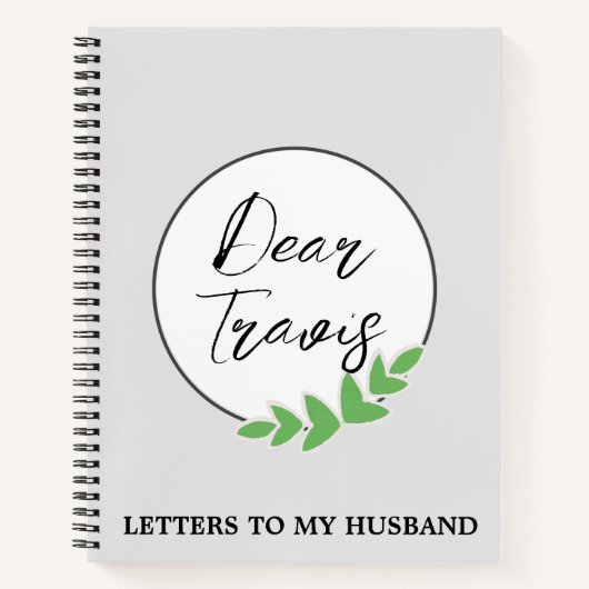 Brieven aan mijn man The Journal Notitieboek (Voorkant)