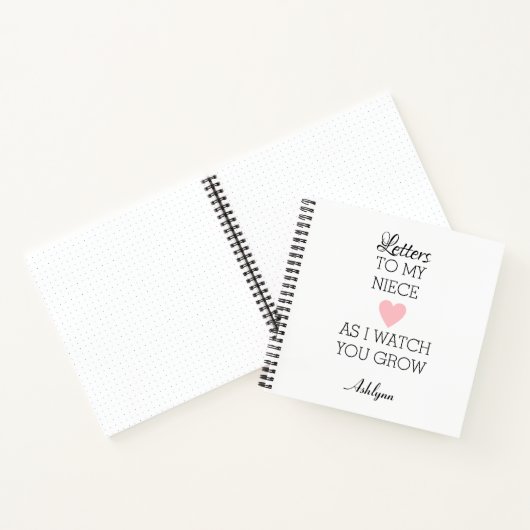 Brieven aan mijn nichtje notitieboek (Binnen)
