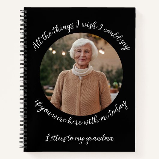 Brieven aan mijn oma: Herinneringsdagboek Notitieboek (Voorkant)