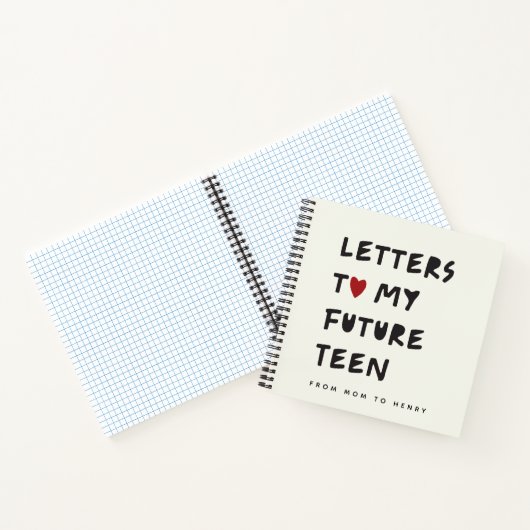 Brieven aan mijn toekomstige tiener – Persoonlijk  Notitieboek (Binnen)