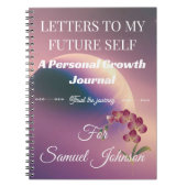 Brieven aan mijn toekomstige zelf notitieboek (Voorkant)