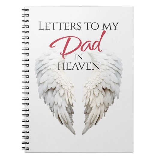 Brieven aan mijn vader in de hemel notitieboek (Voorkant)