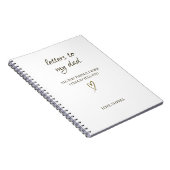 Brieven aan mijn vader – Persoonlijke brief Notitieboek (Rechterzijde)