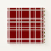 Brieven aan mijn zoon Buffalo Plaid Faux Wood Foto Notitieboek (Achterkant)