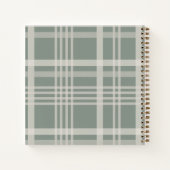 Brieven aan mijn zoon Buffalo Plaid Faux Wood Foto Notitieboek (Achterkant)