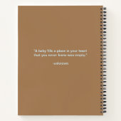 Brieven aan mijn zoon Journal- Baby Book Notitieboek (Achterkant)