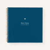 Brieven aan mijn zoon | Keepsake Memory Blue Notitieboek (Voorkant)