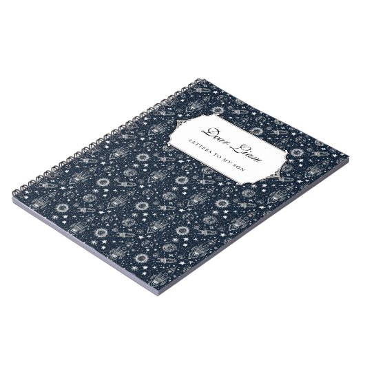 Brieven aan mijn zoon Kind Aangepaste naam Beste d Notitieboek (Linkerzijde)