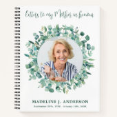 Brieven aan moeder in de hemel - aangepast fotogri notitieboek (Voorkant)