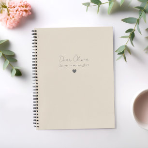 Brieven aan My Daughter Keepsake Journal Notitiebo Notitieboek
