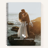 Brieven aan ons, trouwfoto, elegante gewoonte notitieboek (Voorkant)