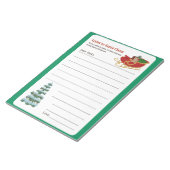 Brieven aan Santa Holiday Activiteitspagina Notitieblok (Schuin)