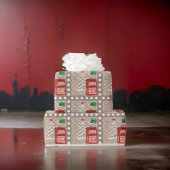 BRIEVEN AAN SANTA POST POLKA DOTS CADEAUPAPIER