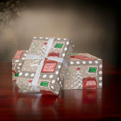 BRIEVEN AAN SANTA POST POLKA DOTS CADEAUPAPIER