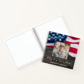Brieven aan Son Heaven American Flag Army Notitieboek (Binnen)