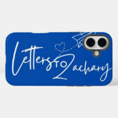 Brieven aan Zachary iPhone 16+ hoesje (Achterkant (horizontaal))