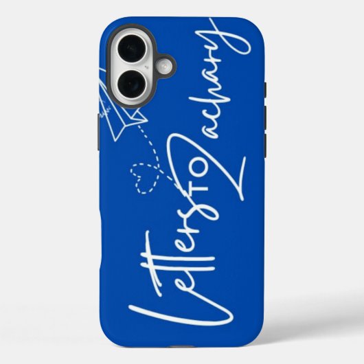 Brieven aan Zachary iPhone 16+ hoesje (Achterkant)
