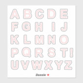 BRIEVEN BESTAANDE UIT HARTEN STICKER (Vel)